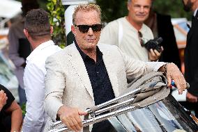 Mostra 81st - Kevin Costner Arrives At Hotel Excelsior