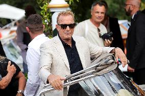 Mostra 81st - Kevin Costner Arrives At Hotel Excelsior