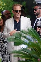 Mostra 81st - Kevin Costner Arrives At Hotel Excelsior