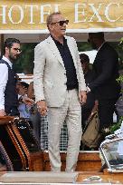 Mostra 81st - Kevin Costner Arrives At Hotel Excelsior