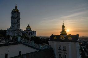 Daily Life  In Pochaiv Town, Ternopil Region, Ukraine