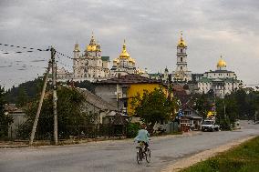 Daily Life  In Pochaiv Town, Ternopil Region, Ukraine