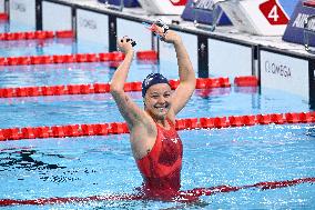 Paris 2024 Paralympics - 100m backstroke - Emeline Pierre Wins Bronze