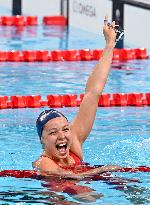 Paris 2024 Paralympics - 100m backstroke - Emeline Pierre Wins Bronze