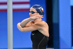 Paris 2024 Paralympics - 100m backstroke - Emeline Pierre Wins Bronze