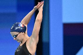 Paris 2024 Paralympics - 100m backstroke - Emeline Pierre Wins Bronze