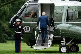 President Biden departs White House for Ann Arbor, Michigan