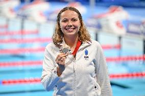 Paris 2024 Paralympics - 100m Backstroke - Emeline Pierre Wins Bronze