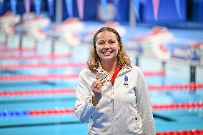 Paris 2024 Paralympics - 100m Backstroke - Emeline Pierre Wins Bronze