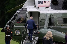 DC: President Biden hold a White House departure