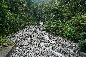 Monsoon Rainfall Induces Landslide In Nepal.