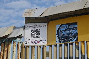 US-Mexico Border: Interactive Deported Veterans Mural In Tijuana, Mexico