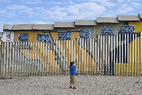 US-Mexico Border: Interactive Deported Veterans Mural In Tijuana, Mexico