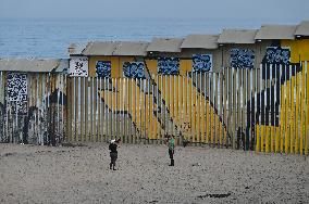 US-Mexico Border: Interactive Deported Veterans Mural In Tijuana, Mexico