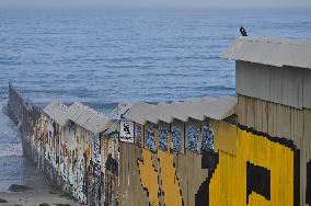 US-Mexico Border: Interactive Deported Veterans Mural In Tijuana, Mexico