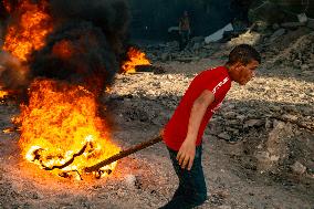 Israeli Forces Leave Trail Of Destruction In Jenin - West Bank