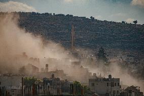 Israeli Forces Leave Trail Of Destruction In Jenin - West Bank