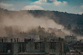 Israeli Forces Leave Trail Of Destruction In Jenin - West Bank