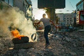 Israeli Forces Leave Trail Of Destruction In Jenin - West Bank