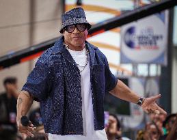 LL Cool J Performs Live on the Today Show This Morning at Rockefeller Plaza