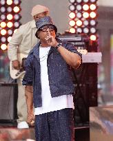 LL Cool J Performs Live on the Today Show This Morning at Rockefeller Plaza