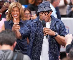 LL Cool J Performs Live on the Today Show This Morning at Rockefeller Plaza