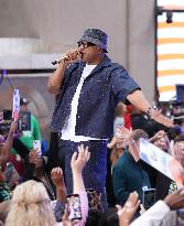 LL Cool J Performs Live on the Today Show This Morning at Rockefeller Plaza