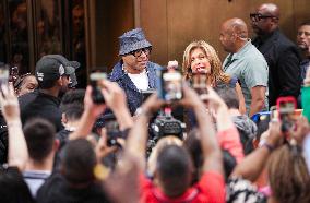 LL Cool J Performs Live on the Today Show This Morning at Rockefeller Plaza