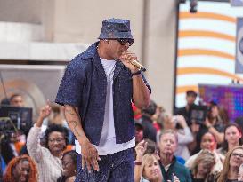 LL Cool J Performs Live on the Today Show This Morning at Rockefeller Plaza