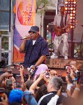 LL Cool J Performs Live on the Today Show This Morning at Rockefeller Plaza