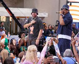 LL Cool J Performs Live on the Today Show This Morning at Rockefeller Plaza