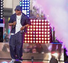 LL Cool J Performs Live on the Today Show This Morning at Rockefeller Plaza