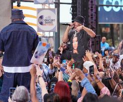 LL Cool J Performs Live on the Today Show This Morning at Rockefeller Plaza