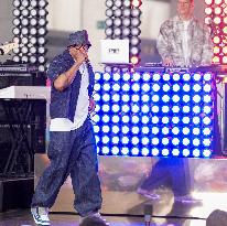 LL Cool J Performs Live on the Today Show This Morning at Rockefeller Plaza