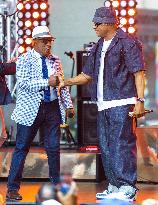 LL Cool J Performs Live on the Today Show This Morning at Rockefeller Plaza