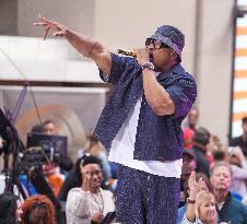 LL Cool J Performs Live on the Today Show This Morning at Rockefeller Plaza