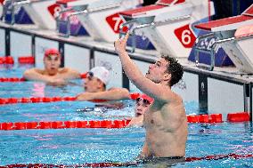 Paris 2024 Paralympics - 100 M Backstroke - Benjamin Hance Wins Gold