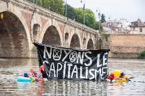 Extinction Rebellion Demonstration Against The A69 Motorway - Toulouse