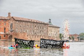 Extinction Rebellion Demonstration Against The A69 Motorway - Toulouse