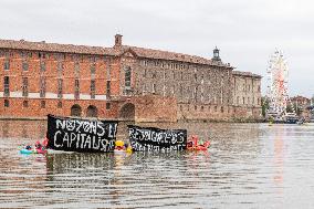 Extinction Rebellion Demonstration Against The A69 Motorway - Toulouse