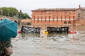 Extinction Rebellion Demonstration Against The A69 Motorway - Toulouse