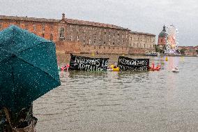 Extinction Rebellion Demonstration Against The A69 Motorway - Toulouse