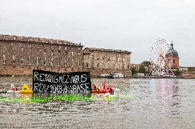 Extinction Rebellion Demonstration Against The A69 Motorway - Toulouse