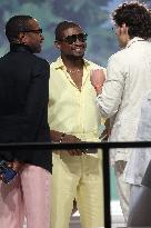 NYFW - Usher At Ralph Lauren Show