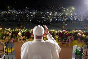 Pope Francis Meets Bishops And Religious - Papua New Guinea