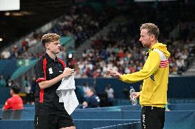 Paris 2024 Paralympics - Laurens Devos At Table Tennis Singles Semi Finals