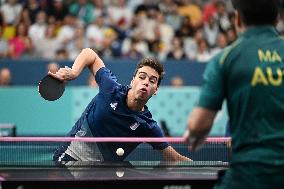 Paris 2024 Paralympics - Lucas Didier At Table Tennis Singles Semi Finals