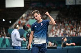 Paris 2024 Paralympics - Lucas Didier At Table Tennis Singles Semi Finals