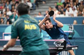 Paris 2024 Paralympics - Lucas Didier At Table Tennis Singles Semi Finals