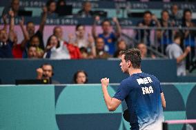 Paris 2024 Paralympics - Lucas Didier At Table Tennis Singles Semi Finals